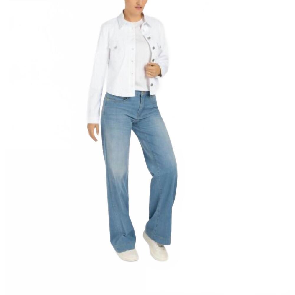NEW MAC rich jacket in white denim